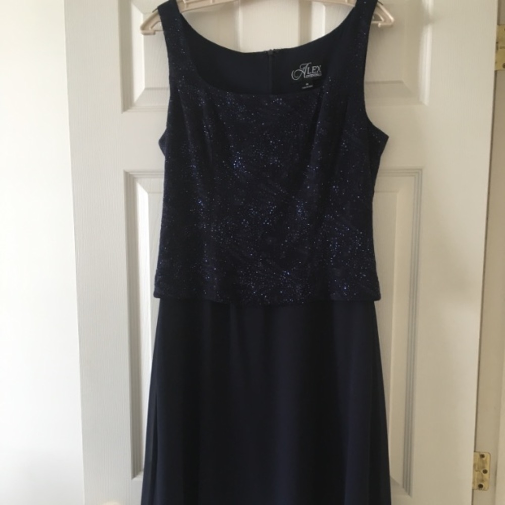 Size 10 Alex evenings 2 piece dress and jacket set